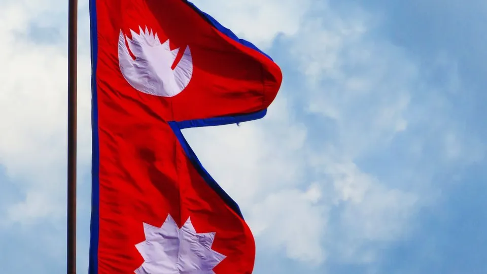 La bandiera nepalese